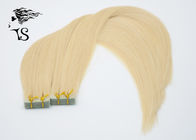 100% Indian Virgin Remy Tape In Hair Extensions Long Silky Straight Blonde 613