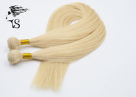 Blonde Straight Long Colored Human Hair Extensions Ukraine Hair for Fashion Young Girls