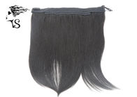 Natural Black Indian Remy Human Hair Flip in Hair Extensions Silky Straight