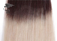 Brown Blonde Tape In Human Hair Extensions Ombre Mongolian Remy Human Hair